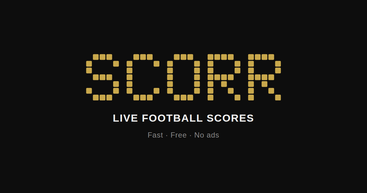 I built a free embeddable football “vidiprinter” - the old TV teletype of live goals - for my 3-